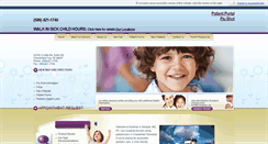Desktop Screenshot of kidzcareclinic.com